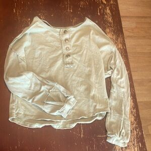 Bohme Women’s Green Long Sleeve Top Size Small